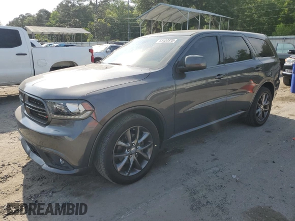 2016 Dodge Durango SXT with VIN 1C4RDHAGXGC361752, listed as a Copart auction lot 55430575 with 156,820 mi miles and Salvage title. Bid and sale history available at DreamBid. Image 1.