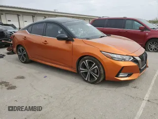 2022 Nissan Sentra SR z VIN 3N1AB8DV4NY222656, wystawiony jako Copart lot #53302745 z przebiegiem 46 421 mil mil oraz Szkoda całkowita • Salvage title. Historia ofert i sprzedaży dostępna na DreamBid. Obrazek 4.