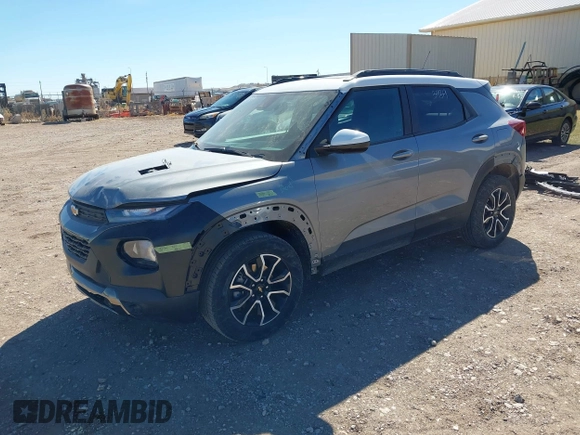 2023 Chevrolet TrailBlazer ACTIV with VIN KL79MSSL9PB199978, listed as a IAAI auction lot 41731237 with 8,655 mi miles and . Bid and sale history available at DreamBid. Image 2.