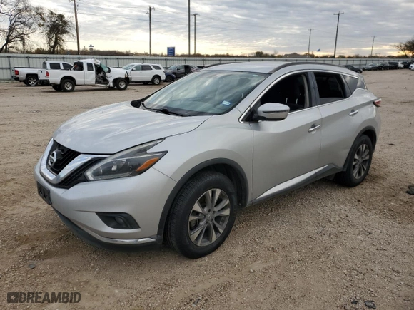 2018 Nissan Murano Platinum with VIN 5N1AZ2MG4JN122566, listed as a Copart auction lot 84299454 with 123,178 mi miles and Salvage Title. Bid and sale history available at carsss.com. Image 1.
