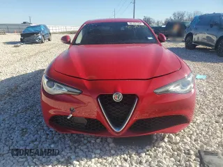 2018 Alfa Romeo Giulia with VIN ZARFAEDNXJ7586263, listed as a Copart auction lot 85797334 with 78,410 mi miles and Salvage title. Bid and sale history available at DreamBid. Image 5.