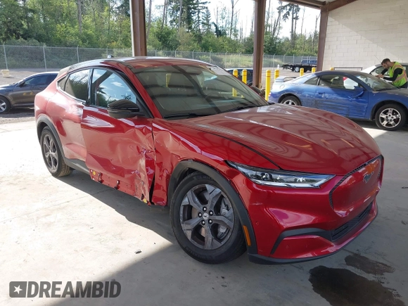 2023 Ford Mustang Mach-E Select with VIN 3FMTK1SS6PMA17612, listed as a IAAI auction lot 42536713 with 10,840 mi miles and . Bid and sale history available at DreamBid. Image 1.