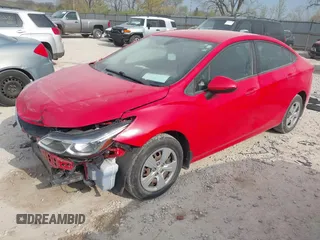 2018 Chevrolet Cruze LS with VIN 1G1BC5SM1J7106018, listed as a IAAI auction lot 42048367 with 107,622 mi miles and . Bid and sale history available at DreamBid. Image 2.