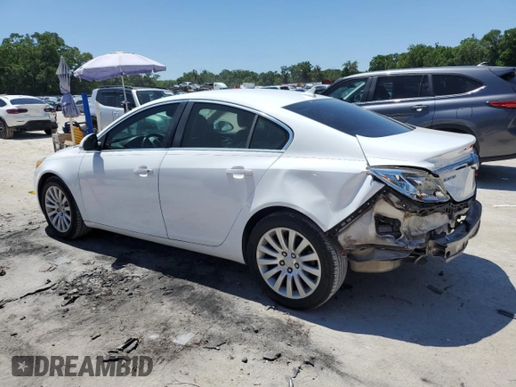 2012 Buick Regal with VIN 2G4GR5EK6C9139390, listed as a Copart auction lot 53065305 with 215,130 mi miles and Salvage Title. Bid and sale history available at DreamBid. Image 2.