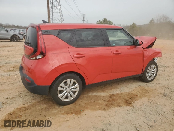 2020 Kia Soul S with VIN KNDJ23AU9L7059920, listed as a Copart auction lot 48319595 with 47,098 mi miles and Salvage Title. Bid and sale history available at carsss.com. Image 3.