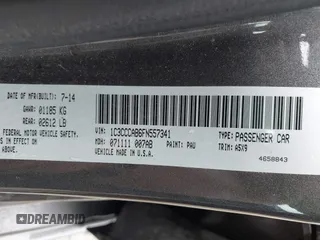 2015 Chrysler 200 Limited with VIN 1C3CCCAB6FN557341, listed as a IAAI auction lot 42585791 with 90,594 mi miles and . Bid and sale history available at DreamBid. Image 9.