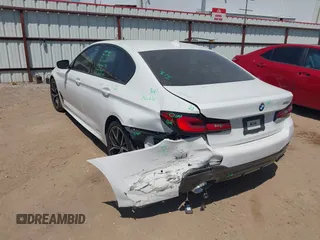 2023 BMW 5 Series 530i with VIN WBA53BH02PWY19741, listed as a IAAI auction lot 42003919 with 15,947 mi miles and . Bid and sale history available at DreamBid. Image 3.