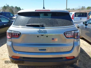 2022 Jeep Compass Sport with VIN 3C4NJCAB7NT217818, listed as a IAAI auction lot 41859331 with 26,682 mi miles and . Bid and sale history available at carsss.com. Image 16.
