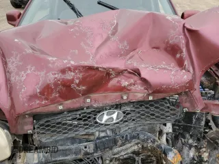 2003 Hyundai Santa Fe GLS with VIN KM8SC73D43U449794, listed as a Copart auction lot 43628875 with 0 mi miles and Salvage Title. Bid and sale history available at carsss.com. Image 12.
