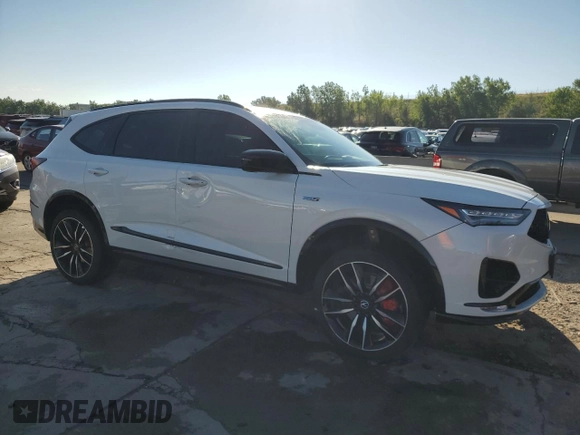 2022 Acura MDX Type S w/Advance Package with VIN 5J8YD8H83NL004731, listed as a Copart auction lot 67881164 with 37,827 mi miles and Salvage Title. Bid and sale history available at carsss.com. Image 4.