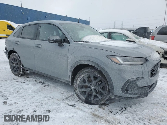 2024 Honda HR-V Sport with VIN 3CZRZ2H54RM730149, listed as a Copart auction lot 45405005 with 6,928 mi miles and Salvage Title. Bid and sale history available at carsss.com. Image 4.