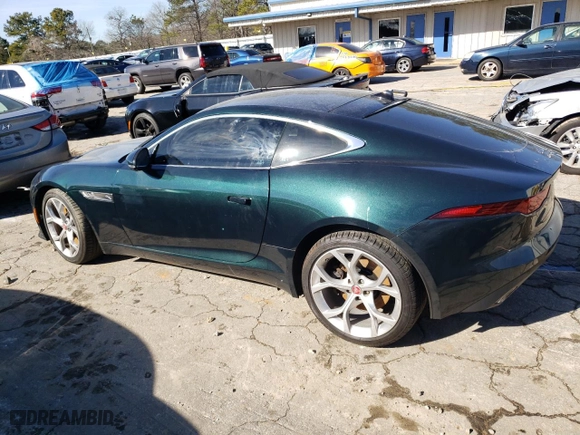 2021 Jaguar F-TYPE P300 with VIN SAJDD1GX5MCK76064, listed as a Copart auction lot 41477385 with 42,889 mi miles and Salvage Title. Bid and sale history available at carsss.com. Image 2.