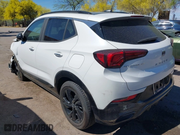 2024 Buick Encore GX Sport Touring with VIN KL4AMDSLXRB080801, listed as a IAAI auction lot 42034955 with 2,743 mi miles and . Bid and sale history available at DreamBid. Image 3.