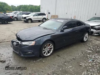 2013 Audi A5 Premium Plus z VIN WAULFAFR4DA002192, wystawiony jako Copart lot #57382675 z przebiegiem 156 624 mil mil oraz Szkoda całkowita • Salvage title. Historia ofert i sprzedaży dostępna na DreamBid. Obrazek 1.