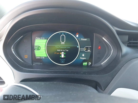 2020 Chevrolet Bolt EV Premier with VIN 1G1FZ6S03L4145572, listed as a IAAI auction lot 41672295 with 25,998 mi miles. Bid and sale history available at carsss.com. Image 7.