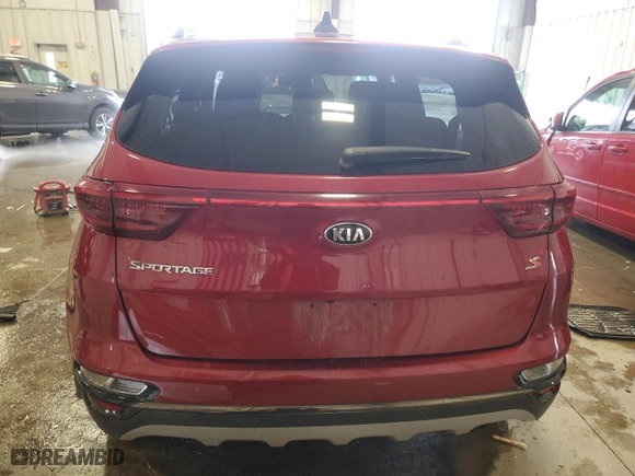 2020 Kia Sportage S with VIN KNDP6CAC1L7697410, listed as a Copart auction lot 52298895 with 60,900 mi miles and Salvage Title. Bid and sale history available at carsss.com. Image 6.