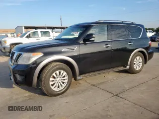 2017 Nissan Armada Platinum z VIN JN8AY2ND3H9003734, wystawiony jako Copart lot #58347245 z przebiegiem 184 581 mil mil oraz Czysty tytuł • Clean title. Historia ofert i sprzedaży dostępna na DreamBid. Obrazek 1.