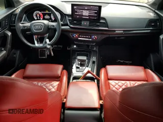 2021 Audi SQ5 Premium Plus with VIN WA1B4AFY0M2015876, listed as a Copart auction lot 63838424 with 50,639 mi miles and Salvage Title. Bid and sale history available at DreamBid. Image 8.