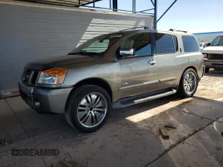2006 Nissan Armada LE z VIN 5N1AA08A16N735303, wystawiony jako Copart lot #48530375 z przebiegiem 205 052 mil mil oraz Szkoda całkowita • Salvage title. Historia ofert i sprzedaży dostępna na DreamBid. Obrazek 1.