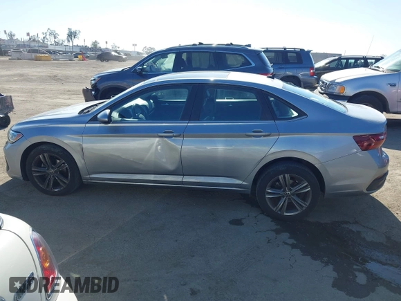 2022 Volkswagen Jetta SE with VIN 3VW7M7BU1NM019993, listed as a IAAI auction lot 42087376 with 74,596 mi miles and . Bid and sale history available at DreamBid. Image 14.