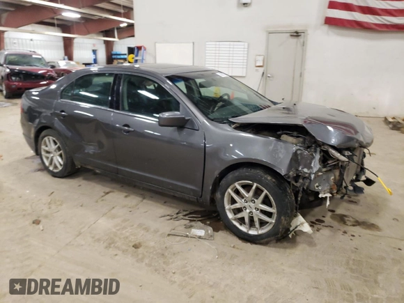 2011 Ford Fusion SEL with VIN 3FAHP0JA1BR345813, listed as a Copart auction lot 46787025 with 183,067 mi miles and Salvage Title. Bid and sale history available at carsss.com. Image 4.