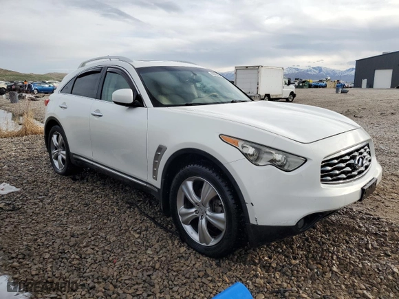 2009 Infiniti FX35 with VIN JNRAS18W89M150439, listed as a Copart auction lot 46363434 with 144,333 mi miles and Salvage Title. Bid and sale history available at carsss.com. Image 4.