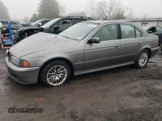 2003 BMW 5 Series 530iA with VIN WBADT63463CK43600, listed as a Copart auction lot 85340764 with 0 mi miles and Salvage Title. Bid and sale history available at carsss.com. Image 1.