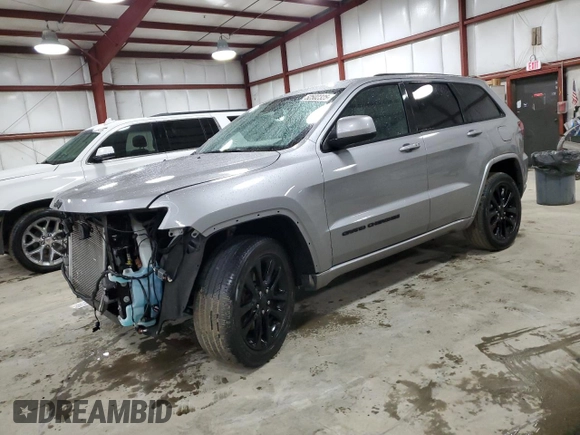 2021 Jeep Grand Cherokee Laredo E with VIN 1C4RJFAG3MC775884, listed as a Copart auction lot 52502325 with 59,368 mi miles and Salvage title. Bid and sale history available at DreamBid. Image 1.