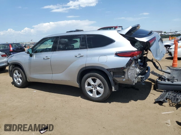 2021 Toyota Highlander L with VIN 5TDCZRAH8MS074491, listed as a Copart auction lot 60289405 with 54,589 mi miles and Salvage title. Bid and sale history available at DreamBid. Image 2.