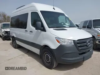 2024 Mercedes-Benz Sprinter Passenger with VIN W1Z4KFHY4RP738548, listed as a IAAI auction lot 41742408 with 4,299 mi miles. Bid and sale history available at carsss.com. Image 1.