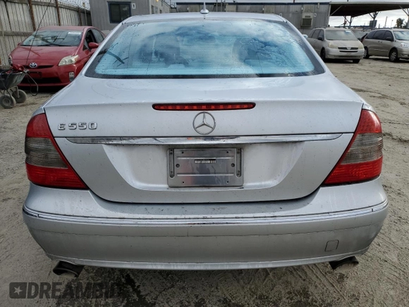 2007 Mercedes-Benz E 550 with VIN WDBUF72X87B020870, listed as a Copart auction lot 78302684 with 222,043 mi miles and Clean Title. Bid and sale history available at DreamBid. Image 6.