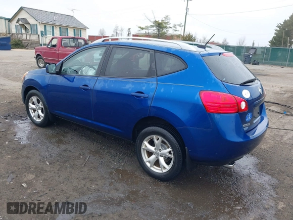 2009 Nissan Rogue SL with VIN JN8AS58T09W056867, listed as a IAAI auction lot 41808155 with 232,172 mi miles and . Bid and sale history available at DreamBid. Image 3.