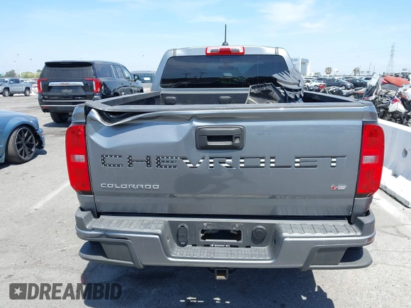 2022 Chevrolet Colorado 4WD Work Truck with VIN 1GCGTBEN2N1148111, listed as a IAAI auction lot 42327481 with 56,506 mi miles and . Bid and sale history available at DreamBid. Image 17.