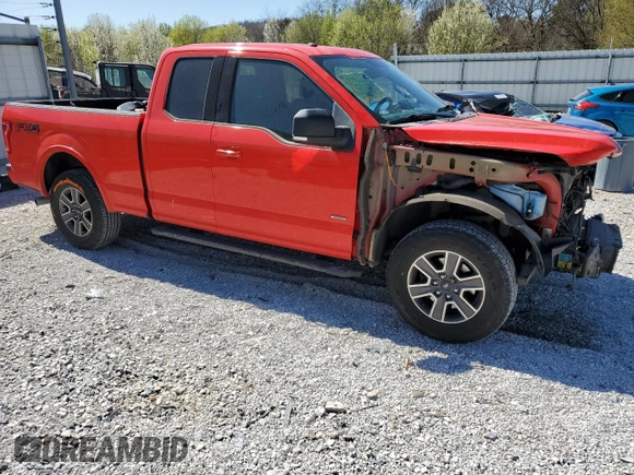 2017 Ford F-150 XL with VIN 1FTEX1EP0HKC31624, listed as a Copart auction lot 49721285 with 118,343 mi miles and Salvage Title. Bid and sale history available at carsss.com. Image 4.