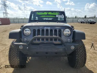 2017 Jeep Wrangler Unlimited Sport with VIN 1C4BJWDG8HL553697, listed as a Copart auction lot 63375785 with 83,573 mi miles and Salvage title. Bid and sale history available at DreamBid. Image 5.