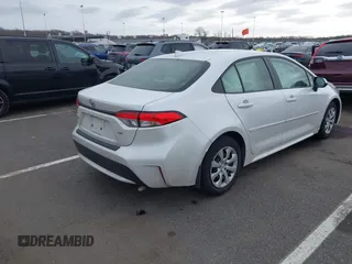 2022 Toyota Corolla LE with VIN JTDEPMAEXN3011631, listed as a IAAI auction lot 41727267 with 64,145 mi miles and . Bid and sale history available at DreamBid. Image 4.