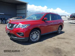 2018 Nissan Pathfinder SV with VIN 5N1DR2MM2JC640660, listed as a IAAI auction lot 41755834 with 76,801 mi miles and . Bid and sale history available at DreamBid. Image 17.