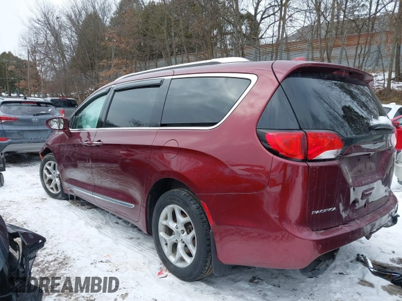 2017 Chrysler Pacifica Touring L Plus with VIN 2C4RC1EG6HR652908, listed as a IAAI auction lot 41381104 with 82,186 mi miles and . Bid and sale history available at DreamBid. Image 3.