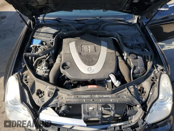 2007 Mercedes-Benz CLS-Class 5.5L with VIN WDDDJ72X37A080034, listed as a Copart auction lot 77105634 with 5,546 mi miles and Salvage Title. Bid and sale history available at carsss.com. Image 11.