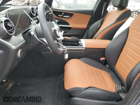 2024 Mercedes-Benz C 300 with VIN W1KAF4GB3RR186116, listed as a Copart auction lot 47445815 with Not provided miles and Salvage title. Bid and sale history available at DreamBid. Image 7.