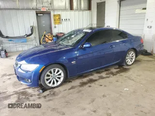 2013 BMW 3 Series 328i xDrive with VIN WBAKF3C57DJ385893, listed as a Copart auction lot 61157495 with 110,411 mi miles and Salvage title. Bid and sale history available at DreamBid. Image 1.