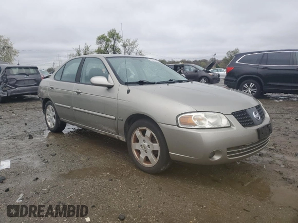 2006 Nissan Sentra S with VIN 3N1CB51D46L642824, listed as a Copart auction lot 50992655 with 157,462 mi miles and Salvage Title. Bid and sale history available at DreamBid. Image 4.