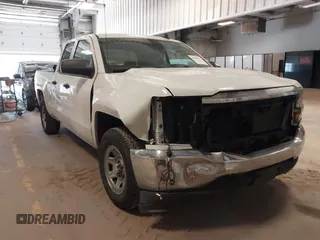 2018 Chevrolet Silverado 1500 Work Truck with VIN 1GCRCNEC5JZ336075, listed as a IAAI auction lot 41484871 with 160,283 mi miles. Bid and sale history available at carsss.com. Image 1.
