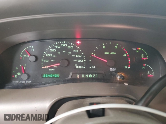 2003 Ford Excursion с VIN 1FMSU45F83EA56921, выставлен на аукционе Copart как лот 49847395 с пробегом 264 040 миль миль и Чистый • Clean title. История ставок и продаж доступна на DreamBid. Изображение 9.