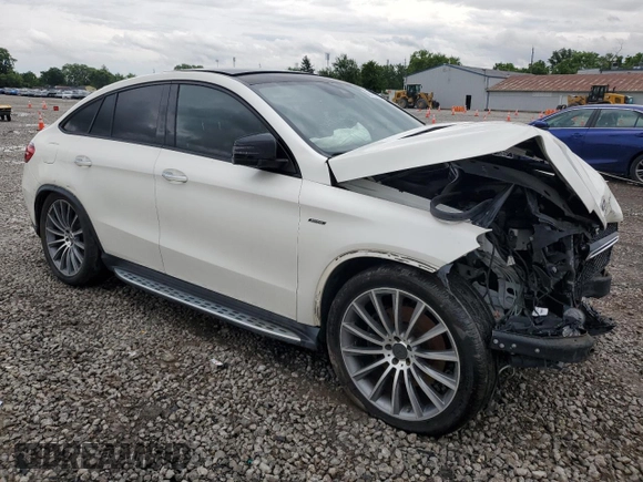 2016 Mercedes-Benz GLE 450 AMG with VIN 4JGED6EB0GA007067, listed as a Copart auction lot 60425575 with Not provided miles and Salvage title. Bid and sale history available at DreamBid. Image 4.
