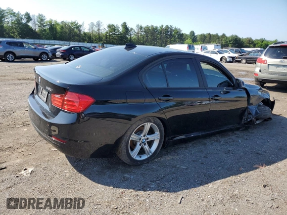 2014 BMW 3 Series 320i xDrive with VIN WBA3C3G57ENS71376, listed as a Copart auction lot 60874995 with Not provided miles and Salvage title. Bid and sale history available at DreamBid. Image 3.