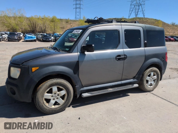 2005 Honda Element EX with VIN 5J6YH286X5L027352, listed as a Copart auction lot 55294455 with 273,229 mi miles and Clean Title. Bid and sale history available at DreamBid. Image 1.