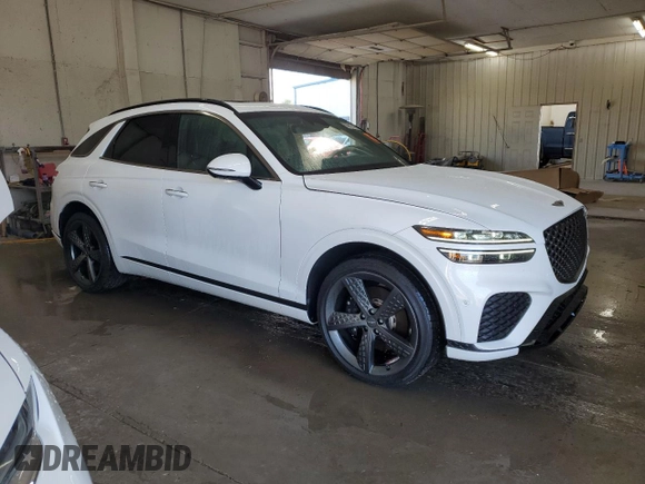 2024 Genesis GV70 Sport with VIN 5NMMCDTC2RH007132, listed as a Copart auction lot 63012715 with 23,882 mi miles and Salvage title. Bid and sale history available at DreamBid. Image 4.