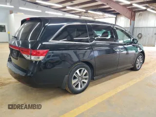 2015 Honda Odyssey Touring Elite with VIN 5FNRL5H99FB005576, listed as a Copart auction lot 58963215 with 167,967 mi miles and Salvage title. Bid and sale history available at DreamBid. Image 3.