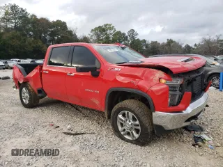 2022 Chevrolet Silverado 3500HD LTZ with VIN 2GC4YUEY9N1211791, listed as a Copart auction lot 43073595 with 69,841 mi miles and Salvage Title. Bid and sale history available at DreamBid. Image 4.